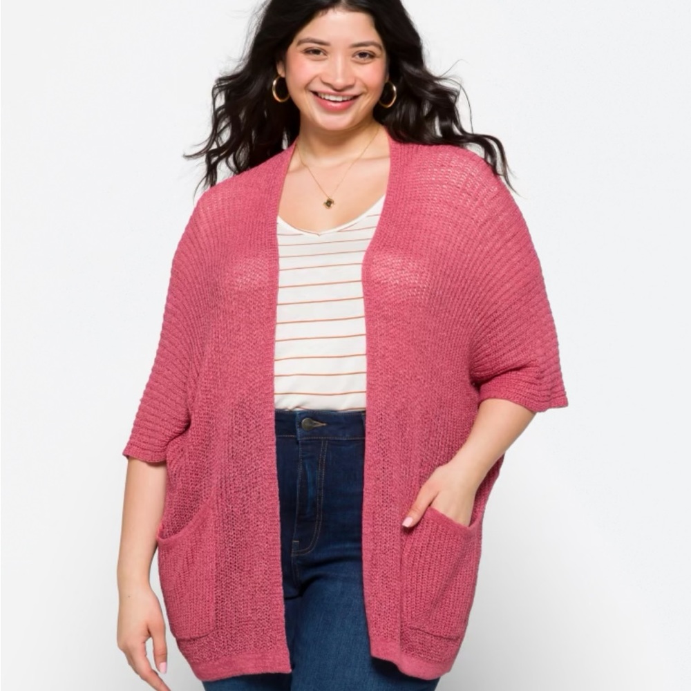 Pink Clover 2X Cardigan